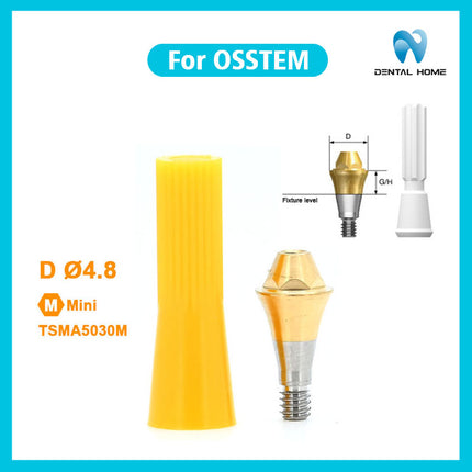 OSSTEMコンポジット直角アバットメントインプラント交換用トランスファーロッドシーリングスクリュー保護キャップに適合