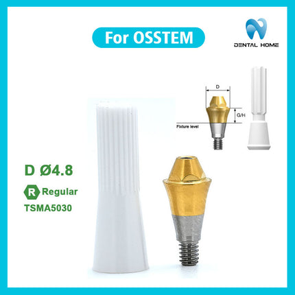 OSSTEMコンポジット直角アバットメントインプラント交換用トランスファーロッドシーリングスクリュー保護キャップに適合