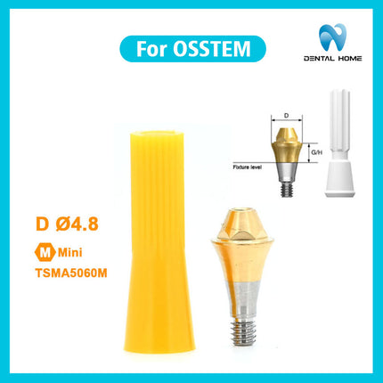 OSSTEMコンポジット直角アバットメントインプラント交換用トランスファーロッドシーリングスクリュー保護キャップに適合