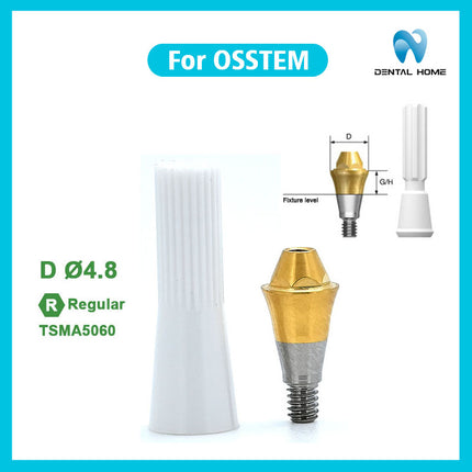 OSSTEMコンポジット直角アバットメントインプラント交換用トランスファーロッドシーリングスクリュー保護キャップに適合