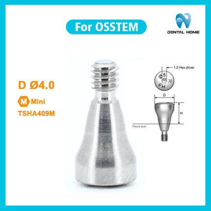 Подходит для абатмента OSSTEM Healing Abutment, сменного винта десны, защитного колпачка, переносного стержня, титановой колонны, титанового стержня