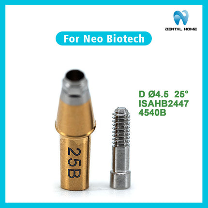 Подходит для готового углового абатмента Neobiotech, замена углового имплантата, титановая подложка