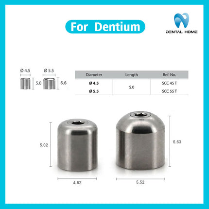 Подходит для защитного колпачка Dentium Composite, заменителя гипса для зубных имплантатов, защитного колпачка для стержня с окном/закрытой крышкой