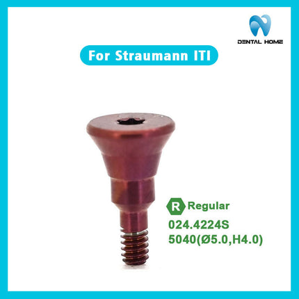 Подходит для формирователя десны Straumann ITl RC, заменителя дентального имплантата, защитного колпачка из титанового сплава