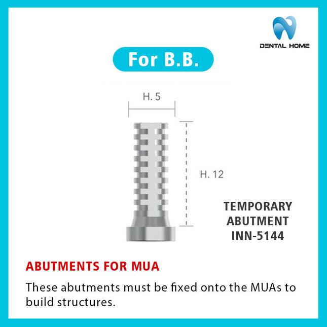 Suitable for B.B. titanium based composite temporary accessories