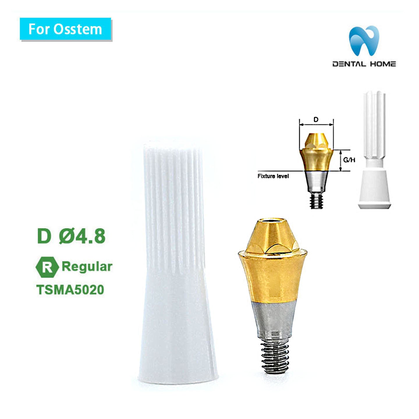 For Osstem Multi unit Straight Abutment