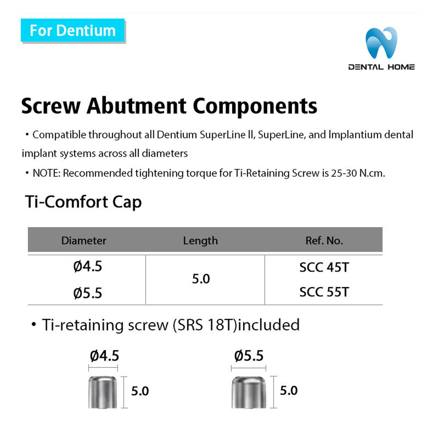 For Dentium Multi unit Healing cap