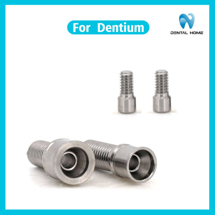 Подходит для немедленной имплантации. Замена временного композитного абатмента Dentium на композитный субстрат из титанового сплава.