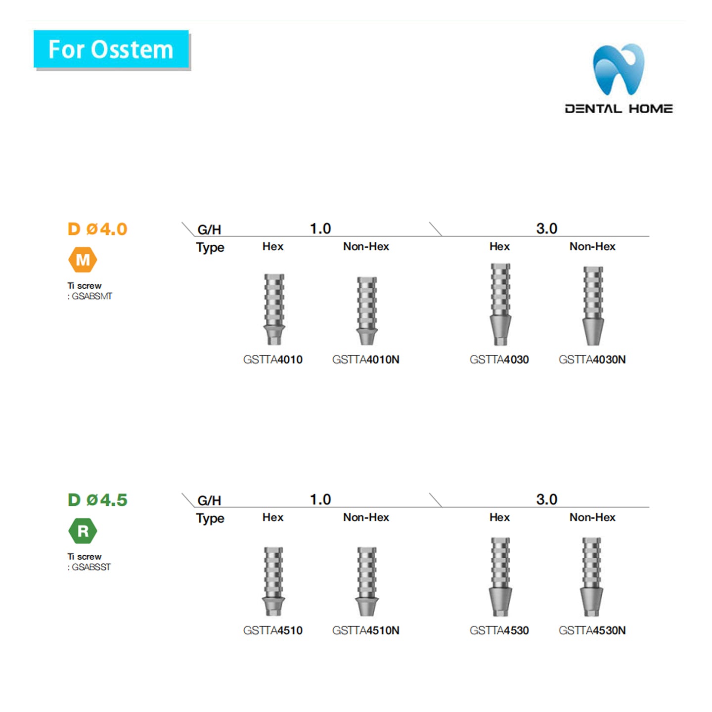 For Osstem Temporary Abutment