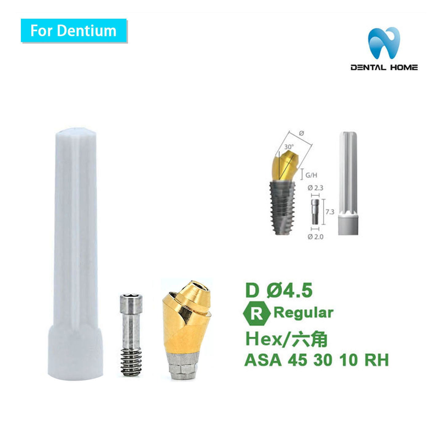 For Dentium Multi unit Straight Abutment