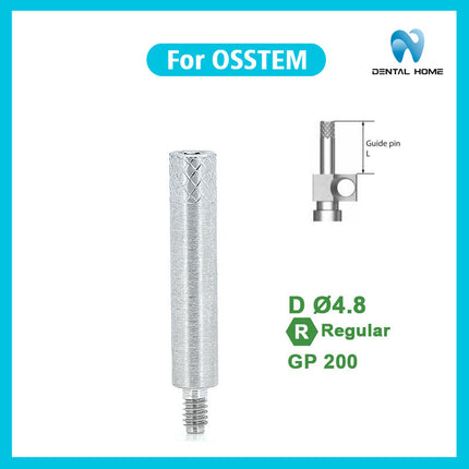 Подходит для OSSTEM Композитный открывающийся стержень для переноса слепочного колпачка, экстракционный стержень, заменитель имплантата, материал из титанового сплава