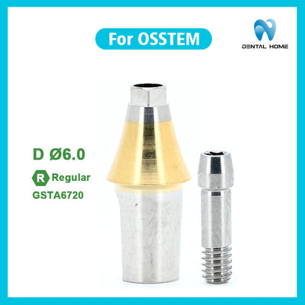 Подходит для готового прямого абатмента OSSTEM для реставрации одного зуба, сменного защитного колпачка с прямым углом