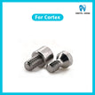 Composite temporary accessories - bridge screws