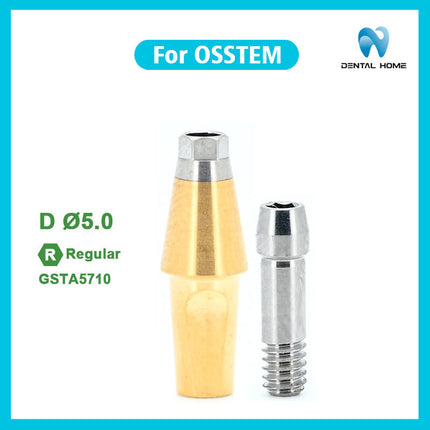Подходит для готового прямого абатмента OSSTEM для реставрации одного зуба, сменного защитного колпачка с прямым углом