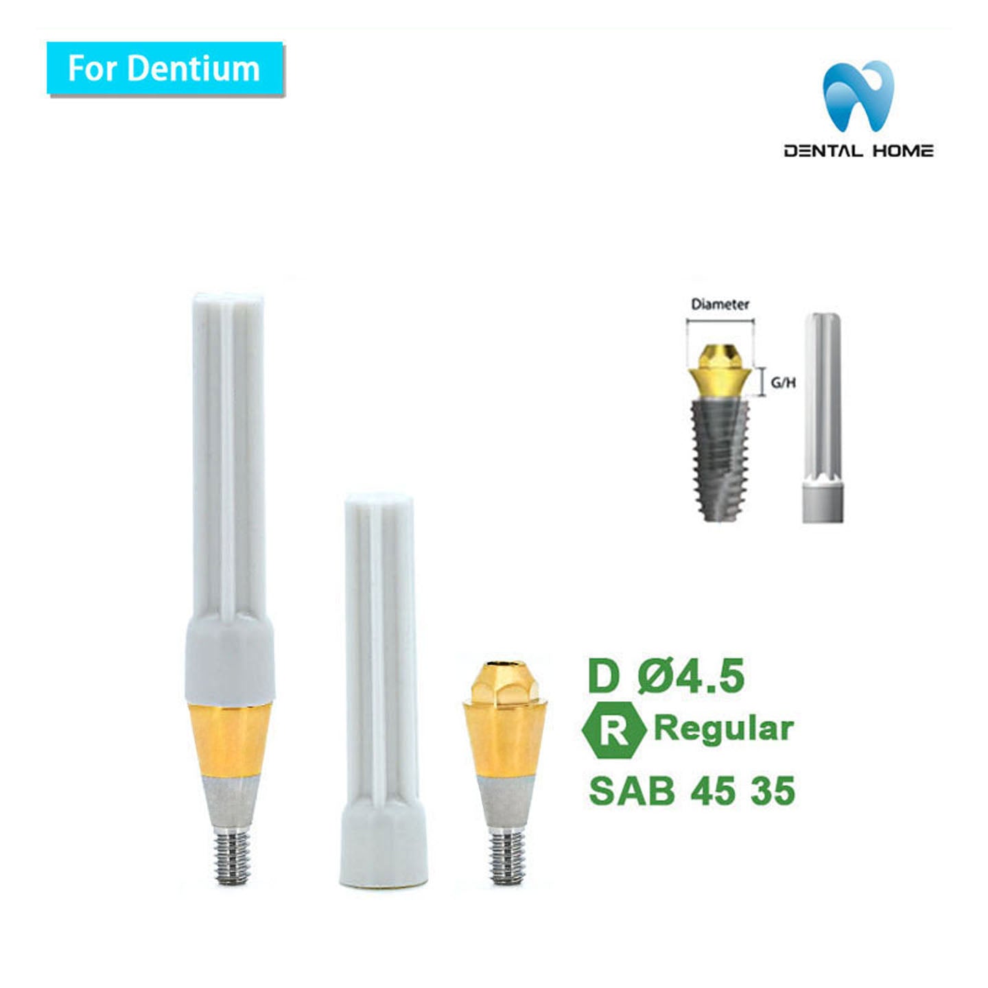 For Dentium Multi unit Straight Abutment
