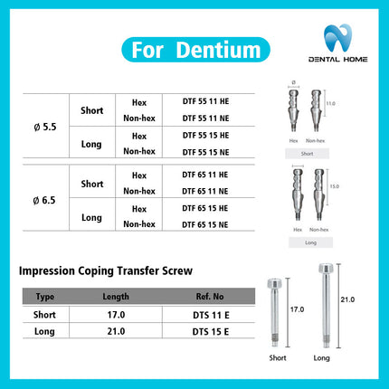 Подходит для ремонта временных титановых сплавов с использованием закрытой стержневой формы Dentium, сменных титановых подложек.