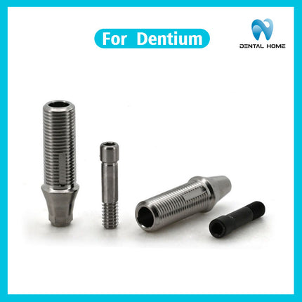 Подходит для реставрации зубов. Временный абатмент. Титановое основание. Штифт для переноса дентальных имплантатов.