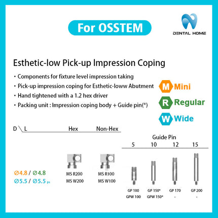 Подходит для стержня Osstem для переноса, композитного трансферного колпачка, заменителя зубного имплантата, защитного колпачка для заживления