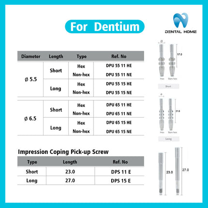 Подходит для сменного защитного колпачка для открытого переноса стержня Dentium, титанового стержня колонны