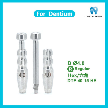 Подходит для ремонта временных титановых сплавов с использованием закрытой стержневой формы Dentium, сменных титановых подложек.