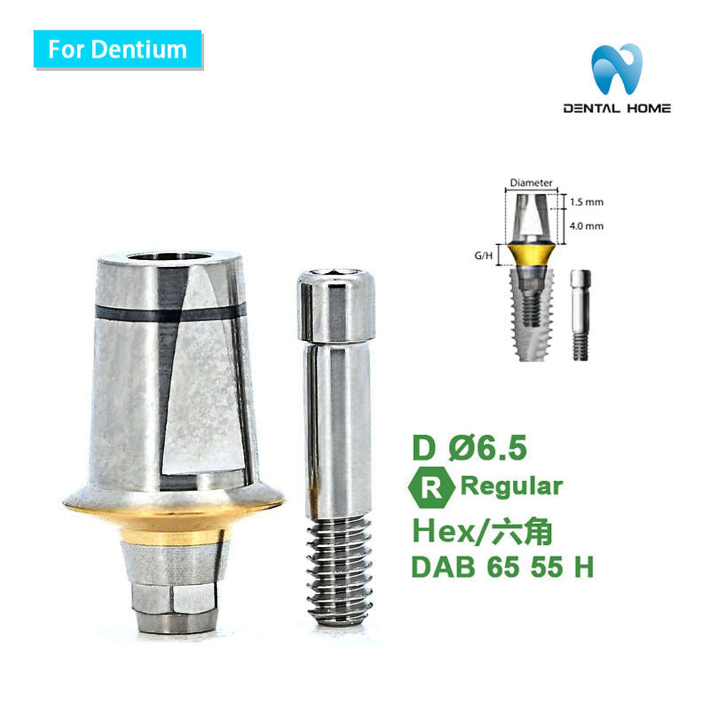 For Dentium Transfer Abutment