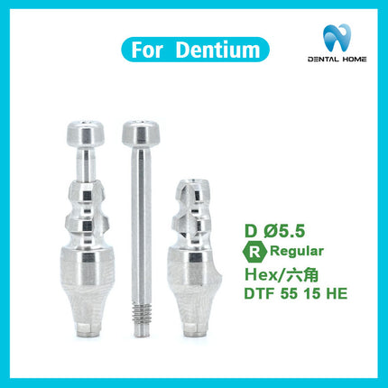 Подходит для ремонта временных титановых сплавов с использованием закрытой стержневой формы Dentium, сменных титановых подложек.