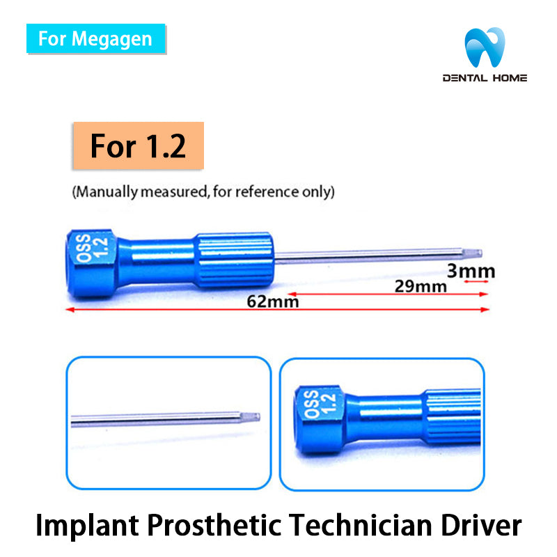 For Megagen Implant Driver / Ratchet Driver / Multi unit Hex Driver / BaLL Abutment Driver / Hand Driver / Lab hex driver / Locator Driver Locator