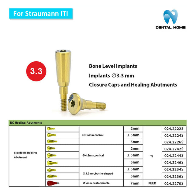 For Straumann ITl Healing Abutment NC