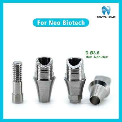Подходит для замены дентальных имплантатов Neobiotech GEO Base. Аксессуары для зубного протезирования.