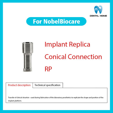 Подходит для одноразового герметизирующего винта для имплантата RP/NP из гипса Nobel Biocare, предназначенного для немедленного восстановления