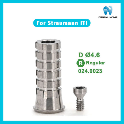 ストラウマンITlコンポジットテンポラリーアバットメントインプラント代替品コンポジット直角チタン合金ベース