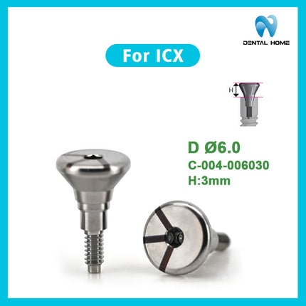 Suitable for ICX healing table closure screws