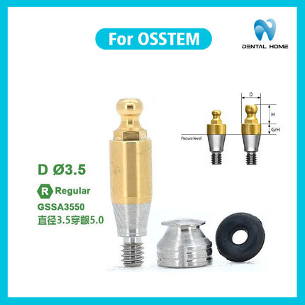 Подходит для металлических компонентов абатмента с шаровидным наконечником OSSTEM для замены дентальных имплантатов