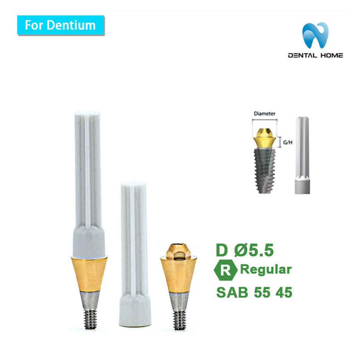 For Dentium Multi unit Straight Abutment