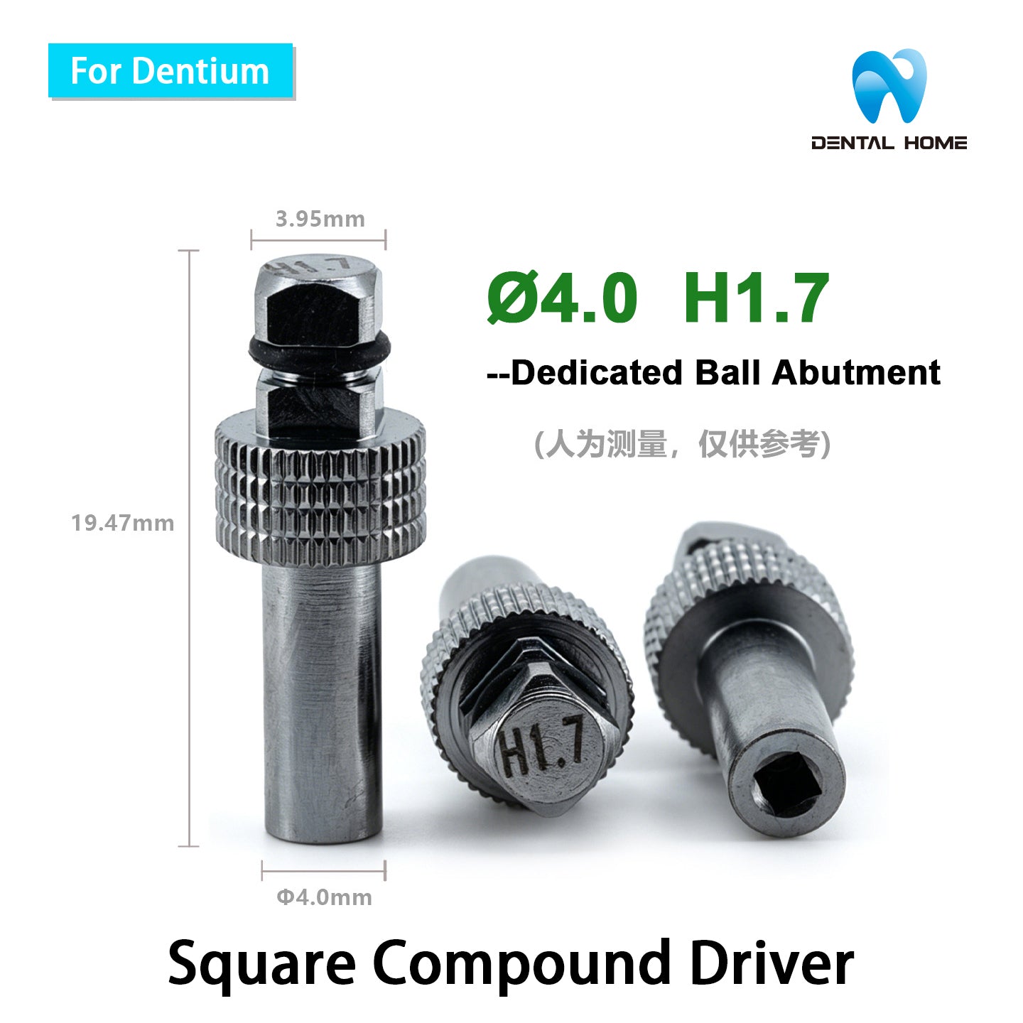 For Dentium Implant Driver / Ratchet Driver / Multi unit Hex Driver / BaLL Abutment Driver / Hand Driver / Lab hex driver / Locator Driver Locator