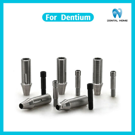 Подходит для реставрации зубов. Временный абатмент. Титановое основание. Штифт для переноса дентальных имплантатов.