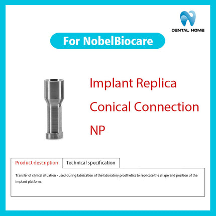 Подходит для одноразового герметизирующего винта для имплантата RP/NP из гипса Nobel Biocare, предназначенного для немедленного восстановления