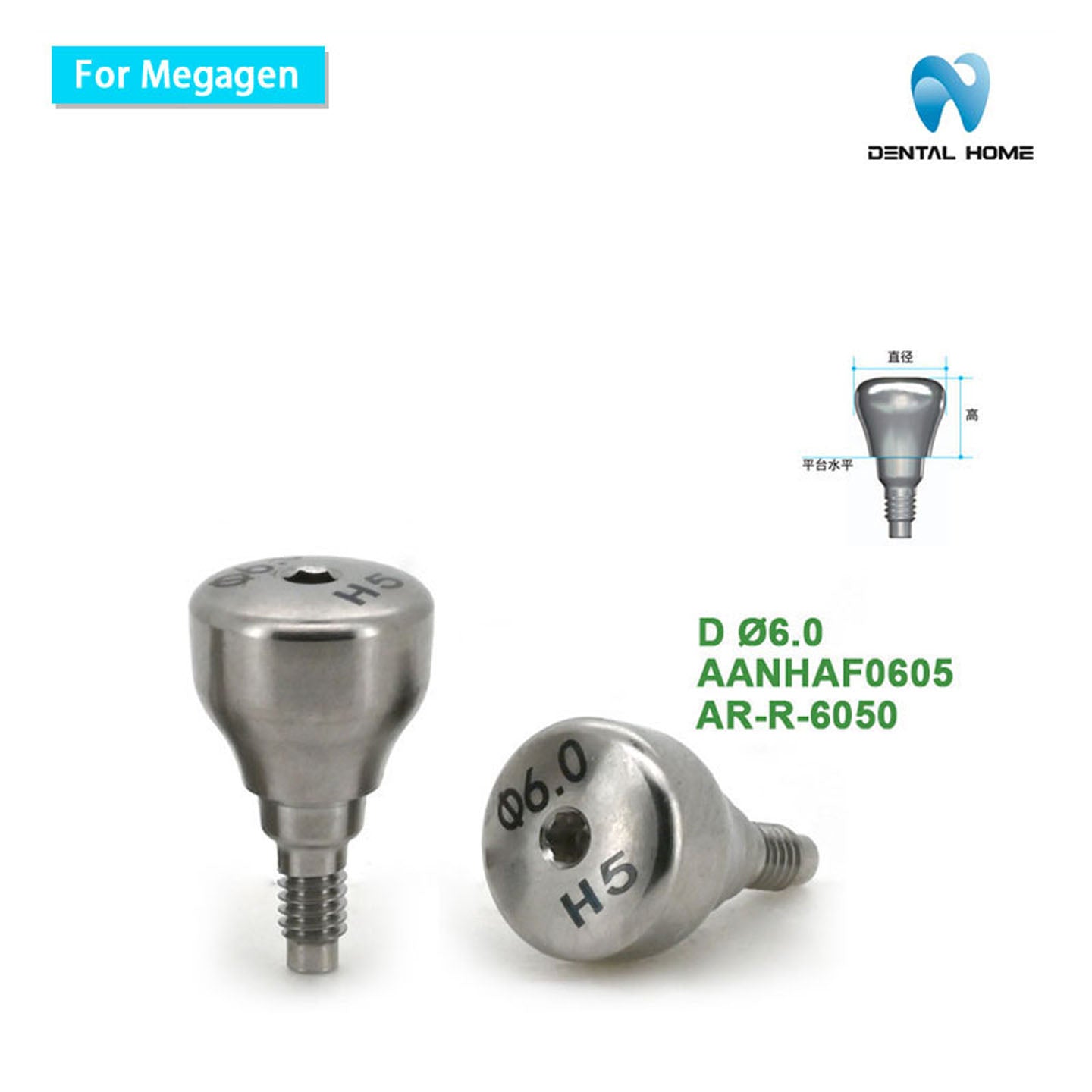 For Megagen Healing Abutment-AnyRidge