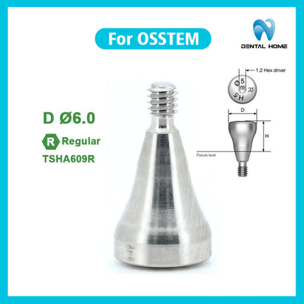 Подходит для абатмента OSSTEM Healing Abutment, сменного винта десны, защитного колпачка, переносного стержня, титановой колонны, титанового стержня