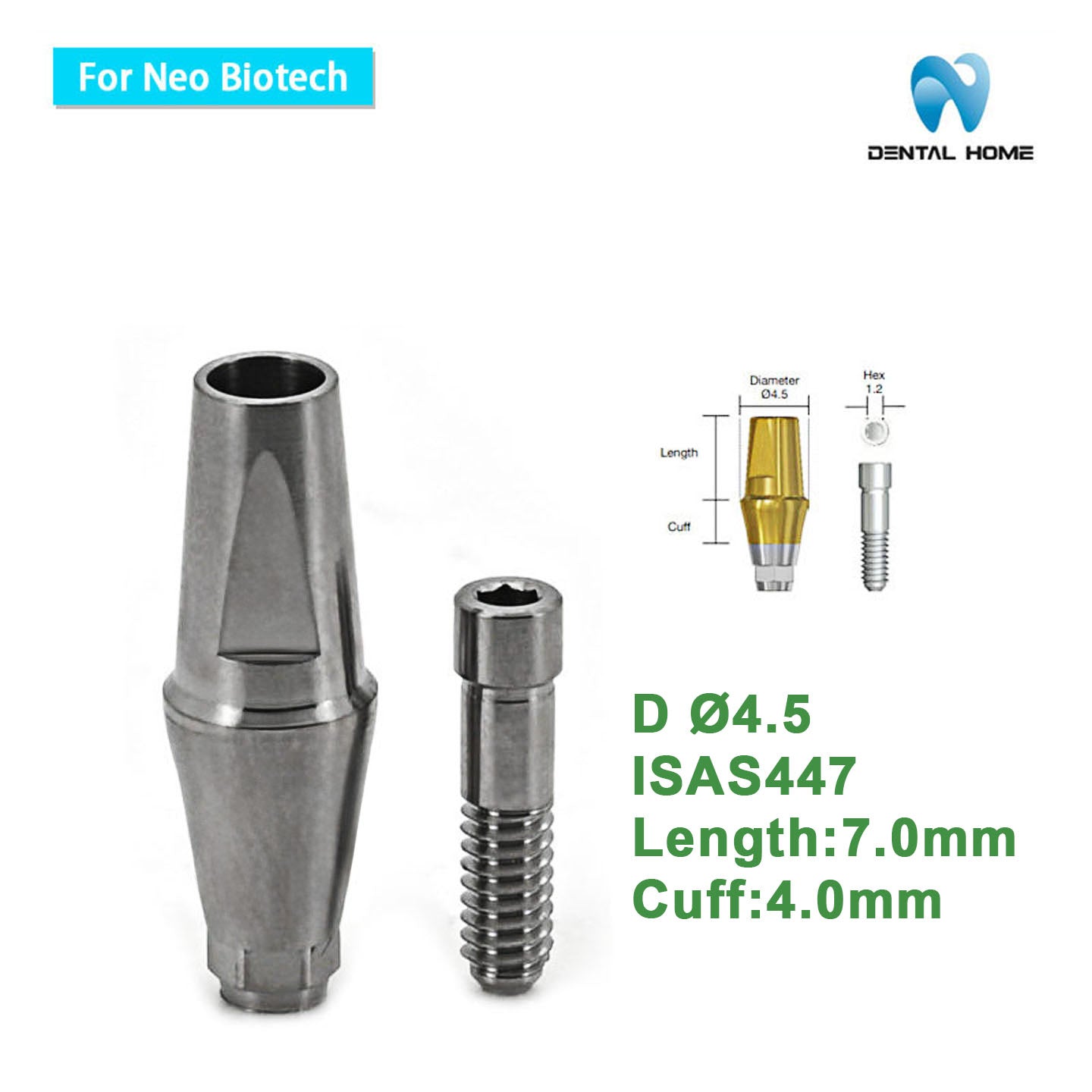 For Neobiotech Transfer Abutment