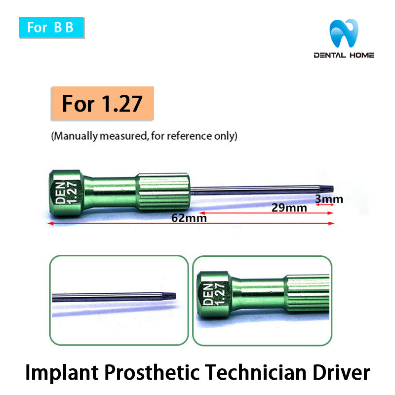 For B&B Implant Driver / Ratchet Driver / Multi unit Hex Driver / BaLL Abutment Driver / Hand Driver / Lab hex driver / Locator Driver Locator