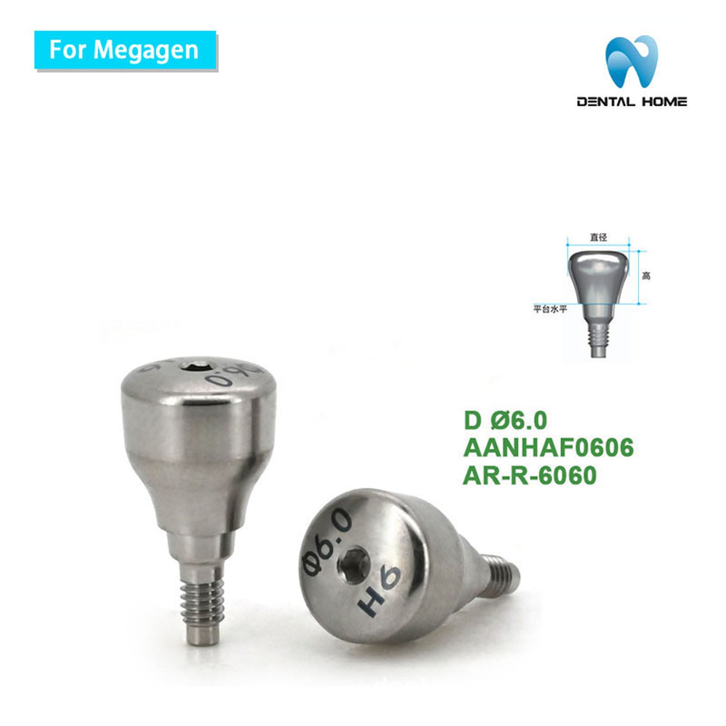 For Megagen Healing Abutment-AnyRidge